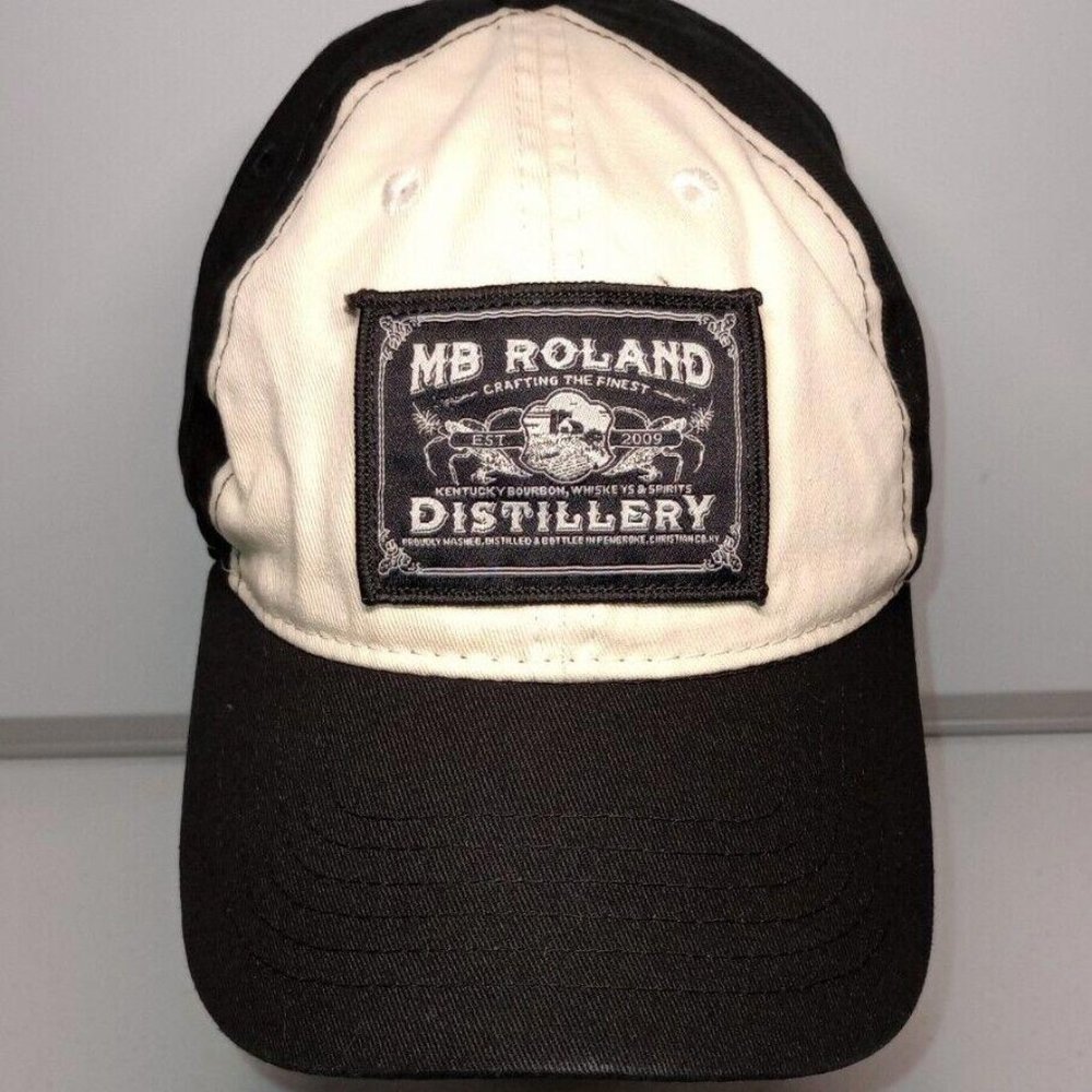MB Roland Distillery KY Bourbon Whiskey & Spirits Strapback Baseball Hat Cap